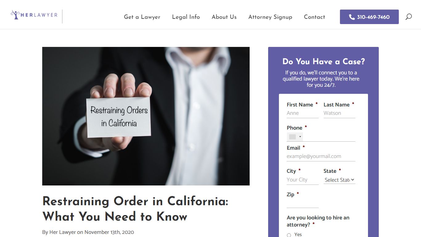 Restraining Order in California: What You Need to Know